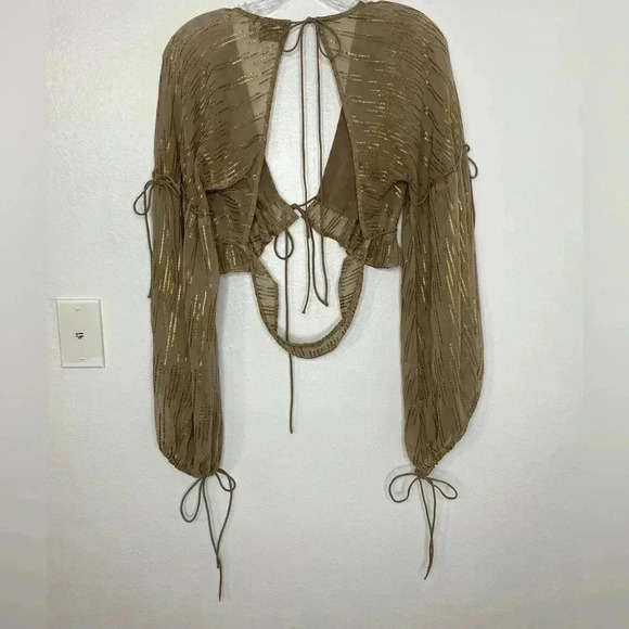 ASOS DESIGN jacquard chiffon mini skirt set - Picture 4 of 8